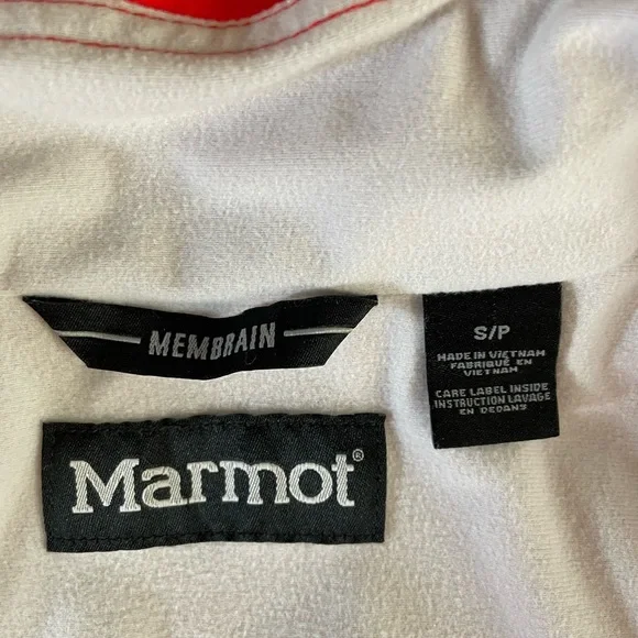 MARMOT women’s ski jacket; wind/waterproof; size s; red - Picture 5 of 6